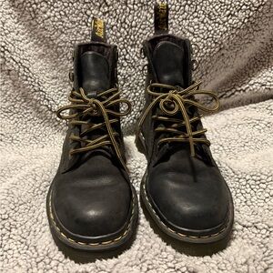 Dr. Martens Black Leather Boots